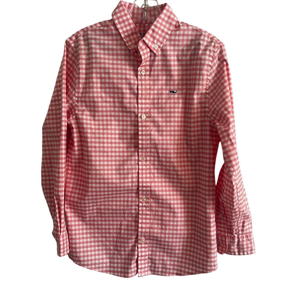 Vineyard Vines Dress Shirt S 8-10 OTG Performance brrr Cotton blend